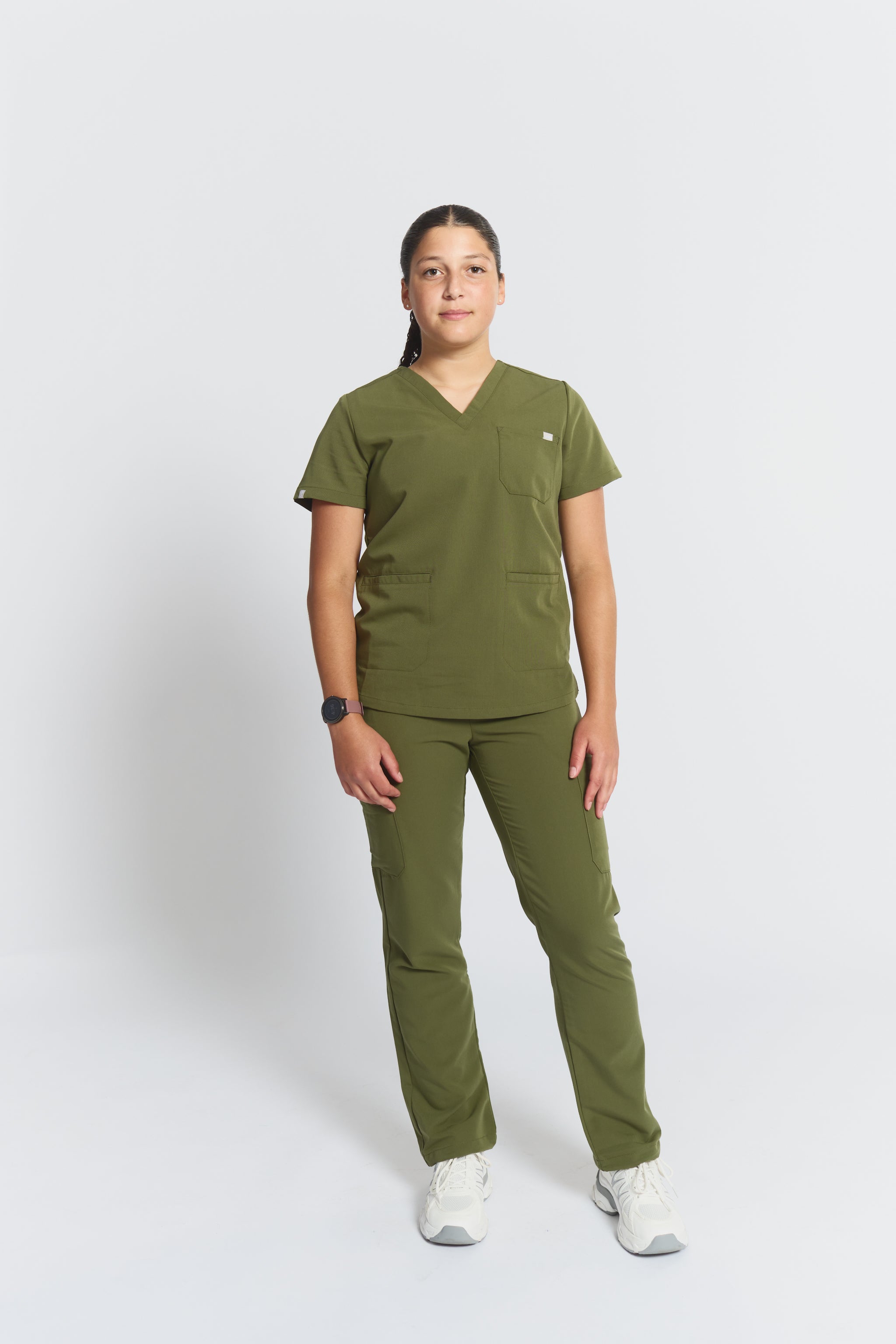 Victoria Hauts d'uniforme médical - Vert mousse