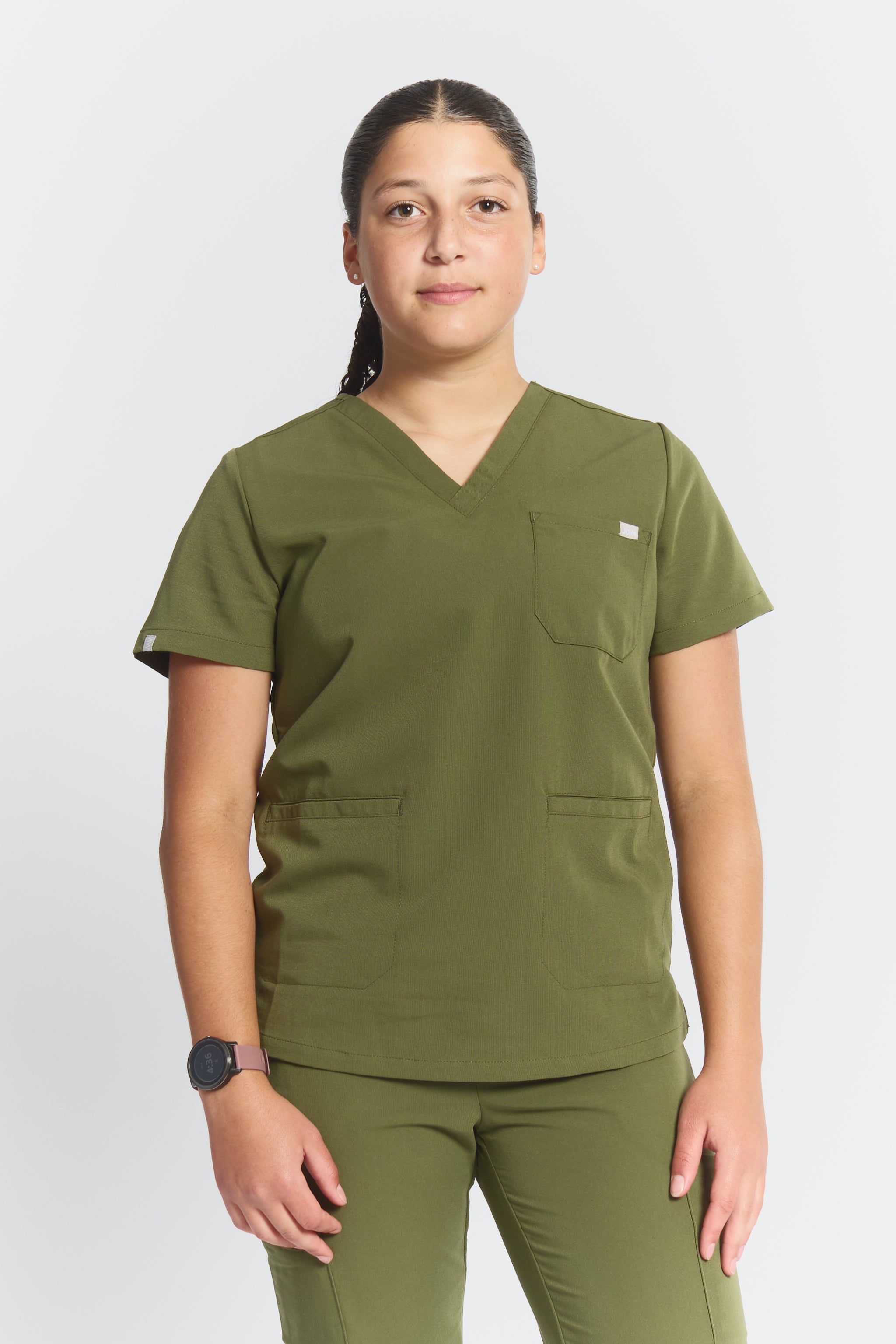 Victoria Hauts d'uniforme médical - Vert mousse