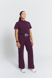 ACE Wide Leg Scrub Pants - Royal Purple