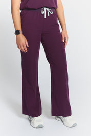 ACE Wide Leg Scrub Pants - Royal Purple