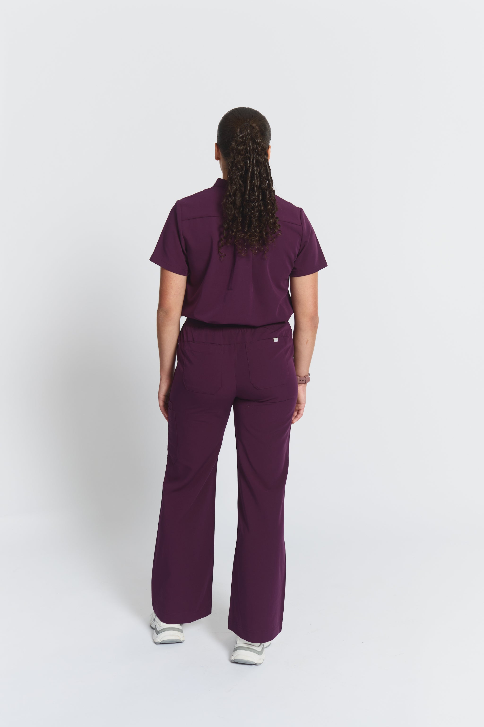 ACE Wide Leg Scrub Pants - Royal Purple