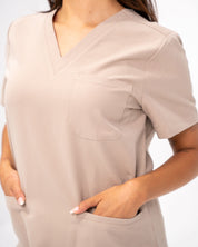 Victoria Hauts d'uniforme médical - Grès