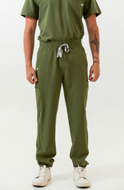 Pantalon de travail Kian - Vert mousse