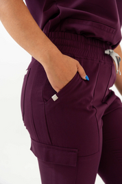 Pantalon d'uniforme médical Lydia - violet royal