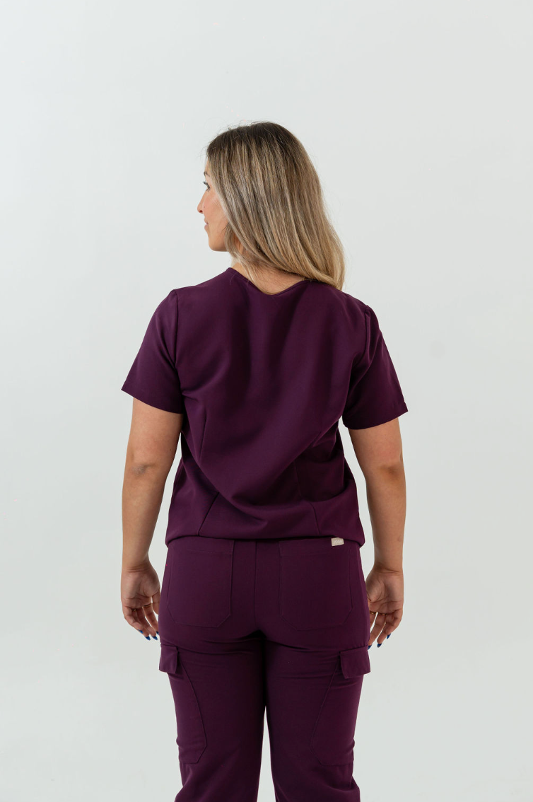 Pantalon d'uniforme médical Lydia - violet royal