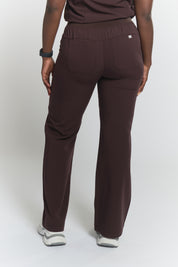 ACE Wide Leg Scrub Pants - Espresso