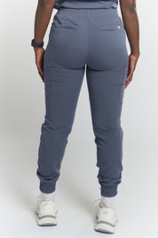 Anastasia Jogger Scrub Pants - Stormy Grey