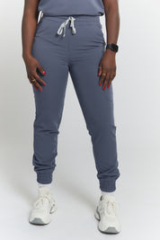 Anastasia Jogger Scrub Pants - Stormy Grey