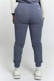 Elodia Jogger Scrub Pants - Stormy Grey