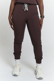 Lydia Jogger Scrub Pants - Espresso