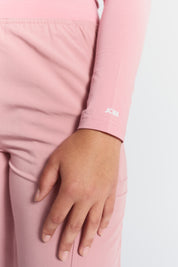 Amelia Longsleeve Underscrub - Rosewood - Breast Cancer Underscrub
