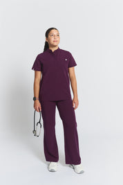 Gloria Scrub Top - Royal Purple