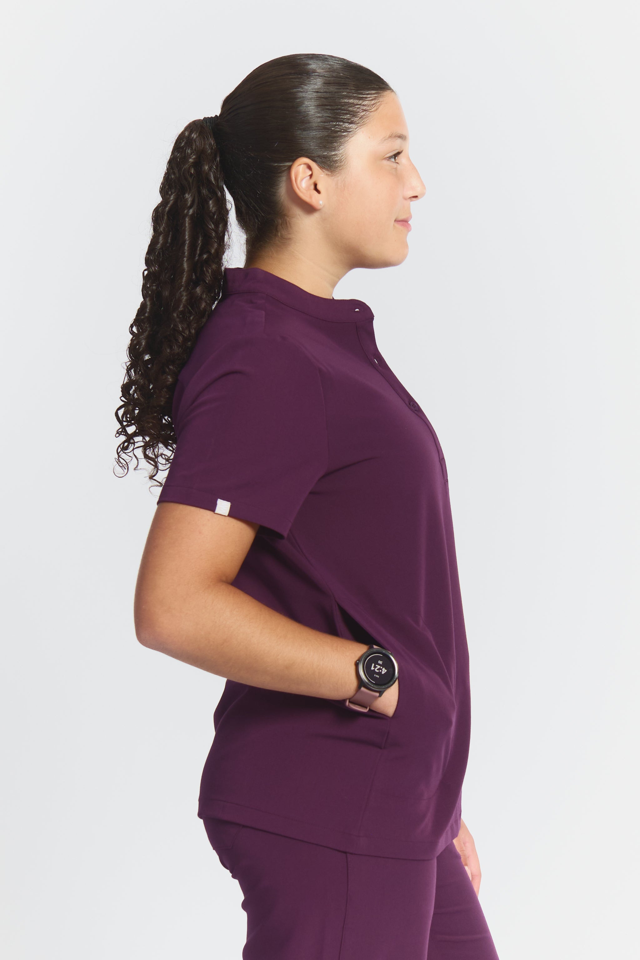 Gloria Scrub Top - Royal Purple