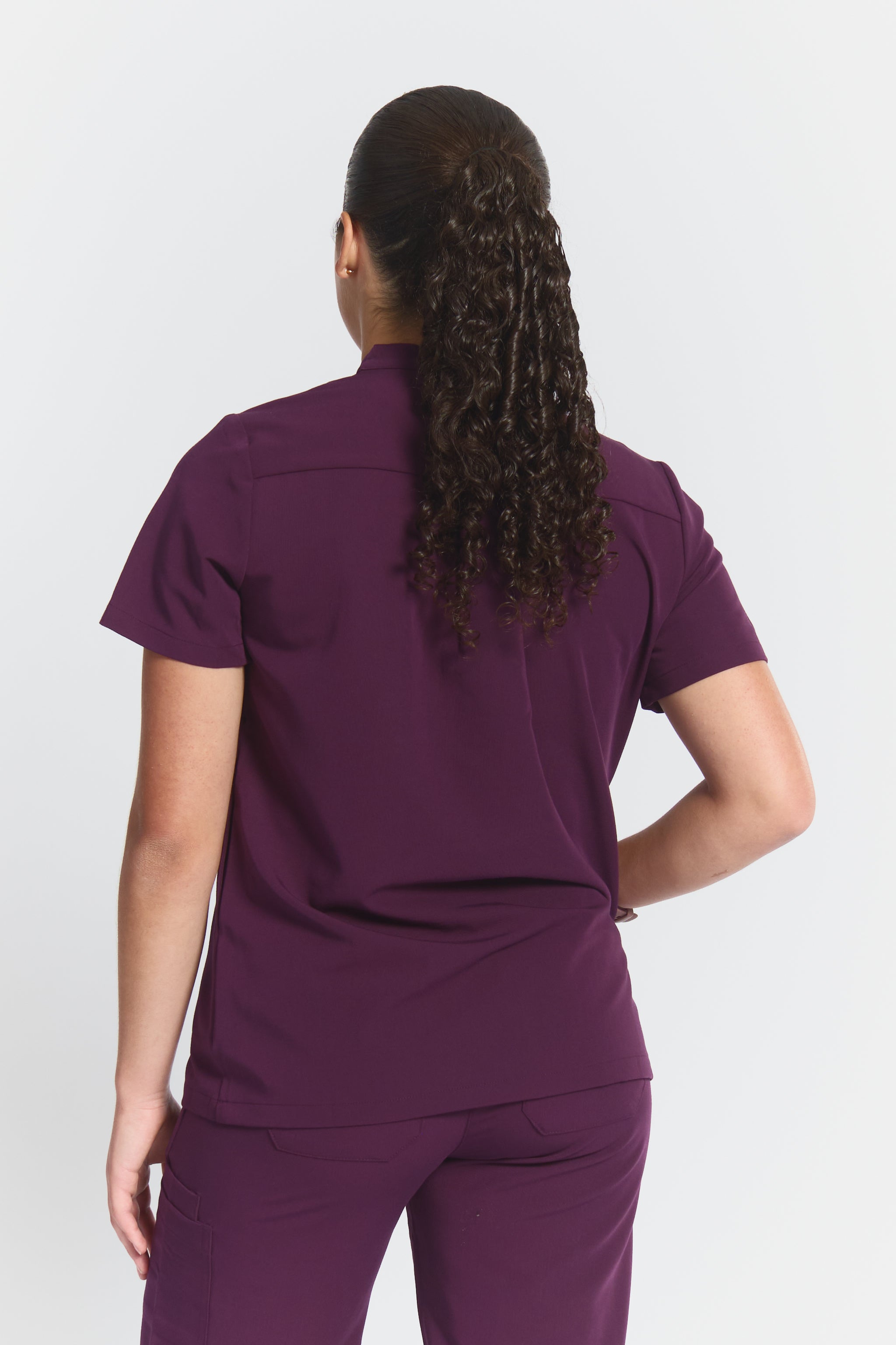 Gloria Scrub Top - Royal Purple