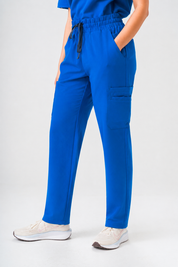Pantalon de travail à jambes dRoyaltes Lulu - Bleu Royal