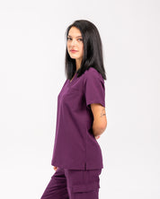 Olivia Scrub Top - Royal Purple