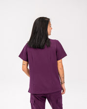 Olivia Scrub Top - Royal Purple