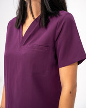 Olivia Scrub Top - Royal Purple