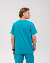 Liam Hauts d'uniforme médical - Cyan Blue