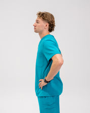 Liam Hauts d'uniforme médical - Cyan Blue