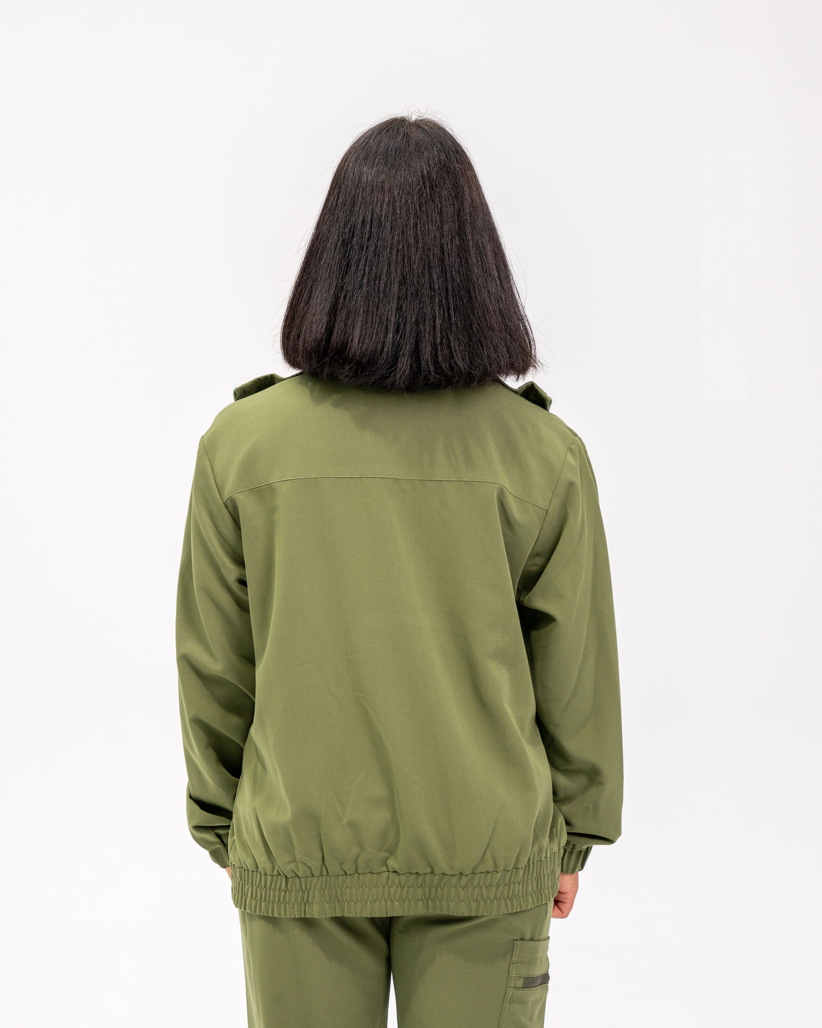 Thalia Scrub Jacket - Mossy Green