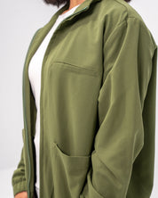 Thalia Scrub Jacket - Mossy Green