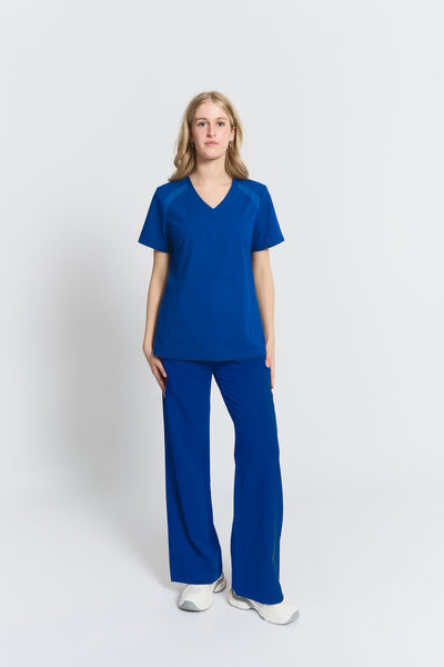 Elizabeth Scrub Top Royal blue