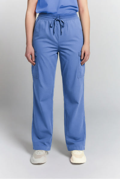 Florence Straight Leg Scrub Ceil Blue