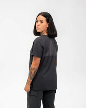 Helen Scrub Top Pewter