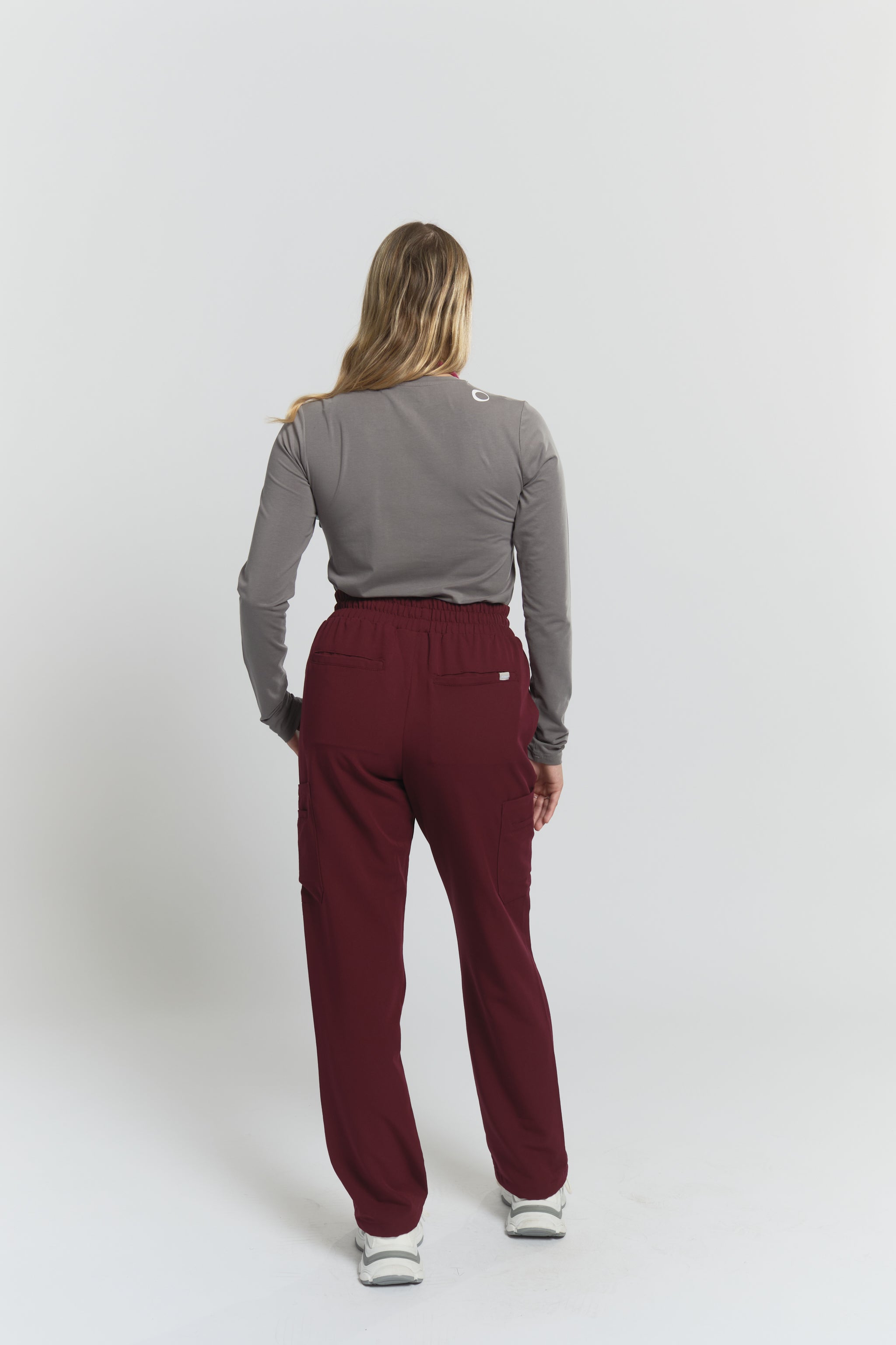 Amelia Longsleeve Underscrub - Grey - SILVADUR & Cooling Tech