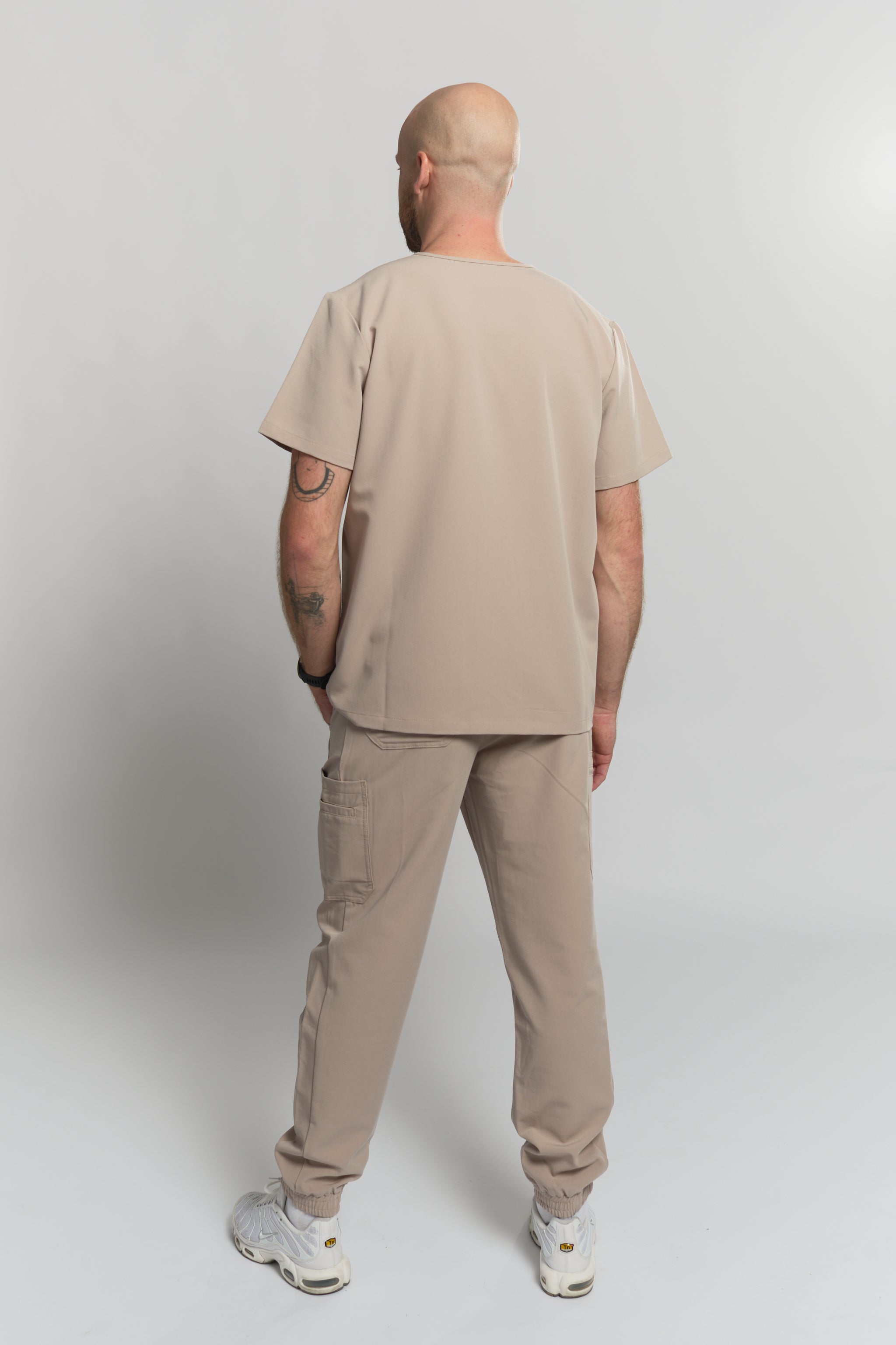 Liam Scrub Top - Sandstone