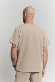 Liam Scrub Top - Sandstone