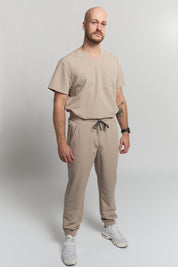 Kian Jogger Scrub Pants - Sandstone