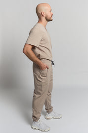 Kian Jogger Scrub Pants - Sandstone