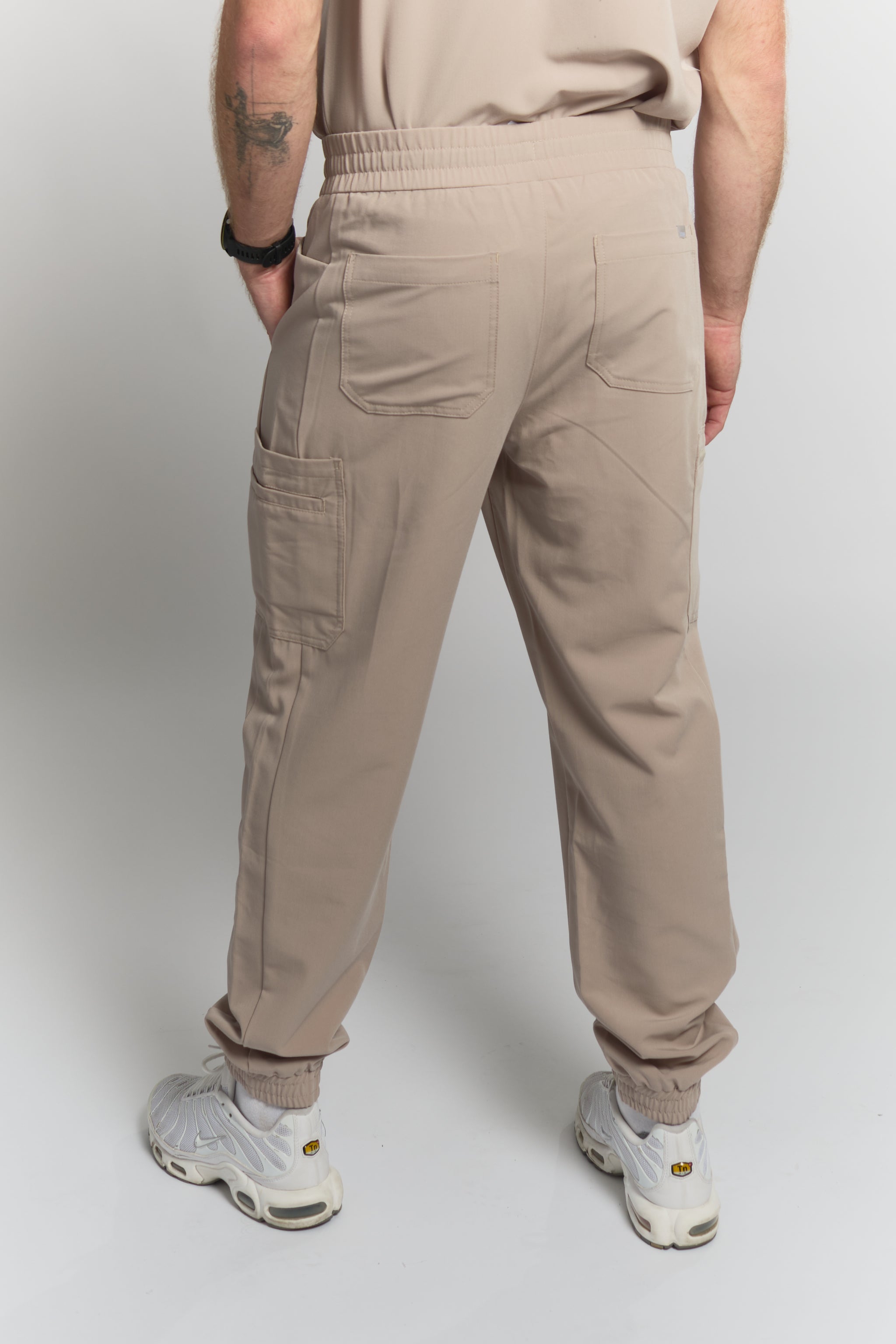 Kian Jogger Scrub Pants - Sandstone
