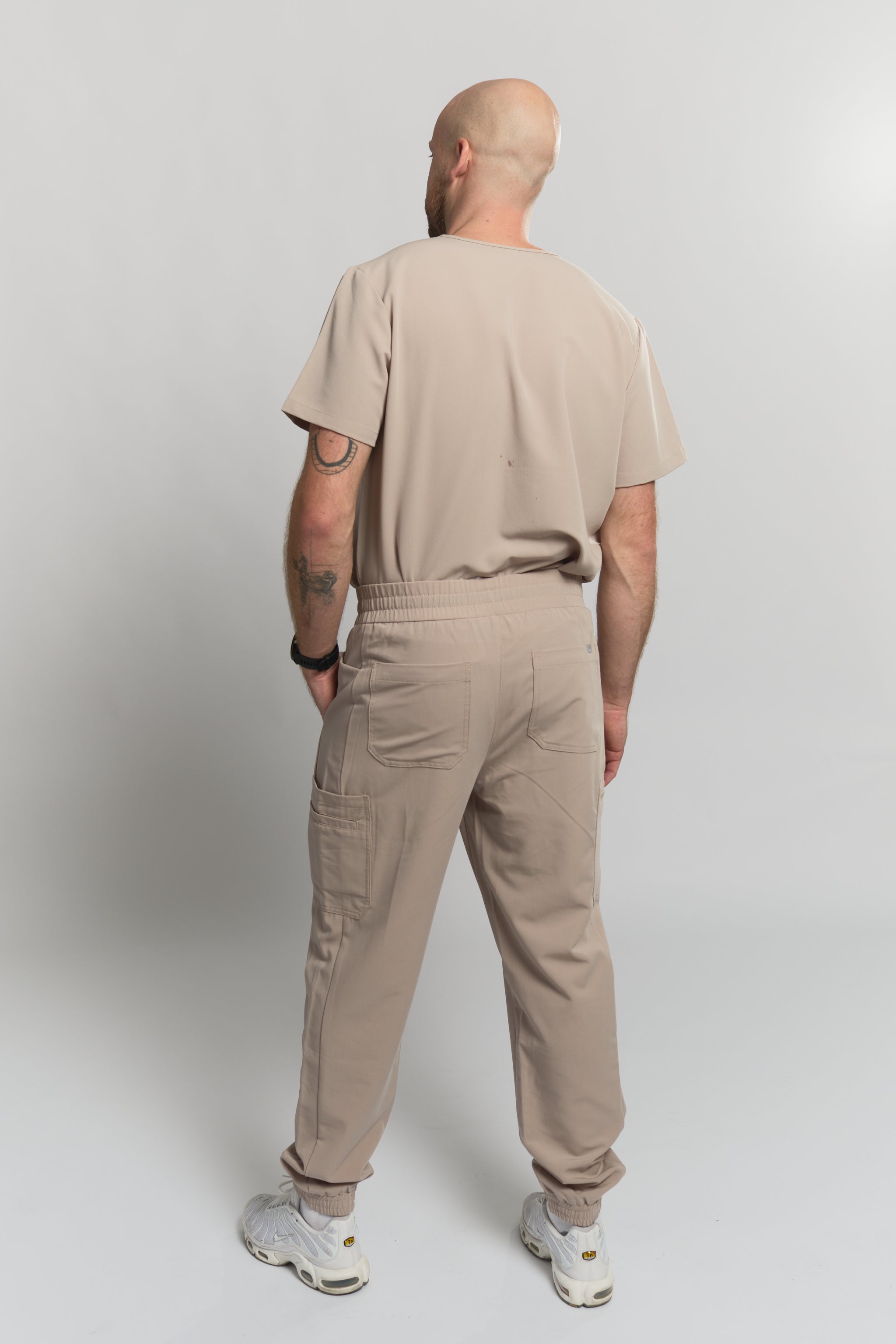 Kian Jogger Scrub Pants - Sandstone