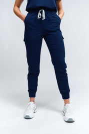 Lydia Jogger Scrub Pants - Navy