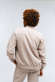 Thalia Scrub Jacket - Sandstone