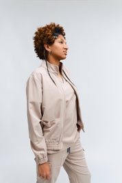 Thalia Scrub Jacket - Sandstone