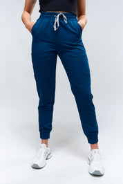 Anastasia Jogger Scrub Pants - Abyss Blue