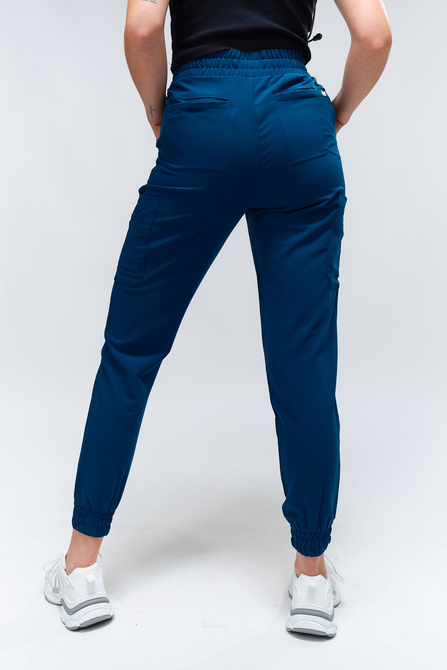 Anastasia Jogger Scrub Pants - Abyss Blue