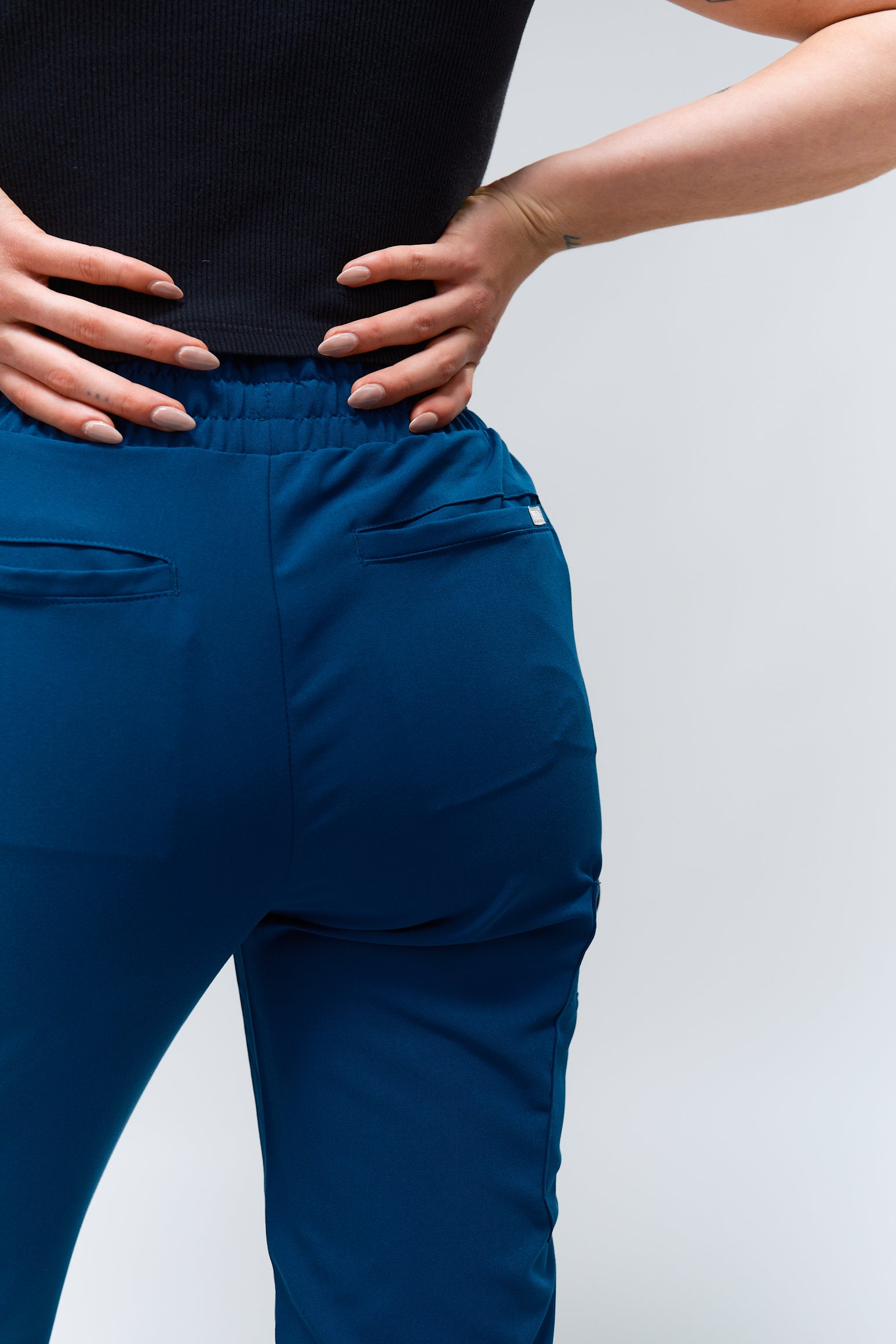 Anastasia Jogger Scrub Pants - Abyss Blue