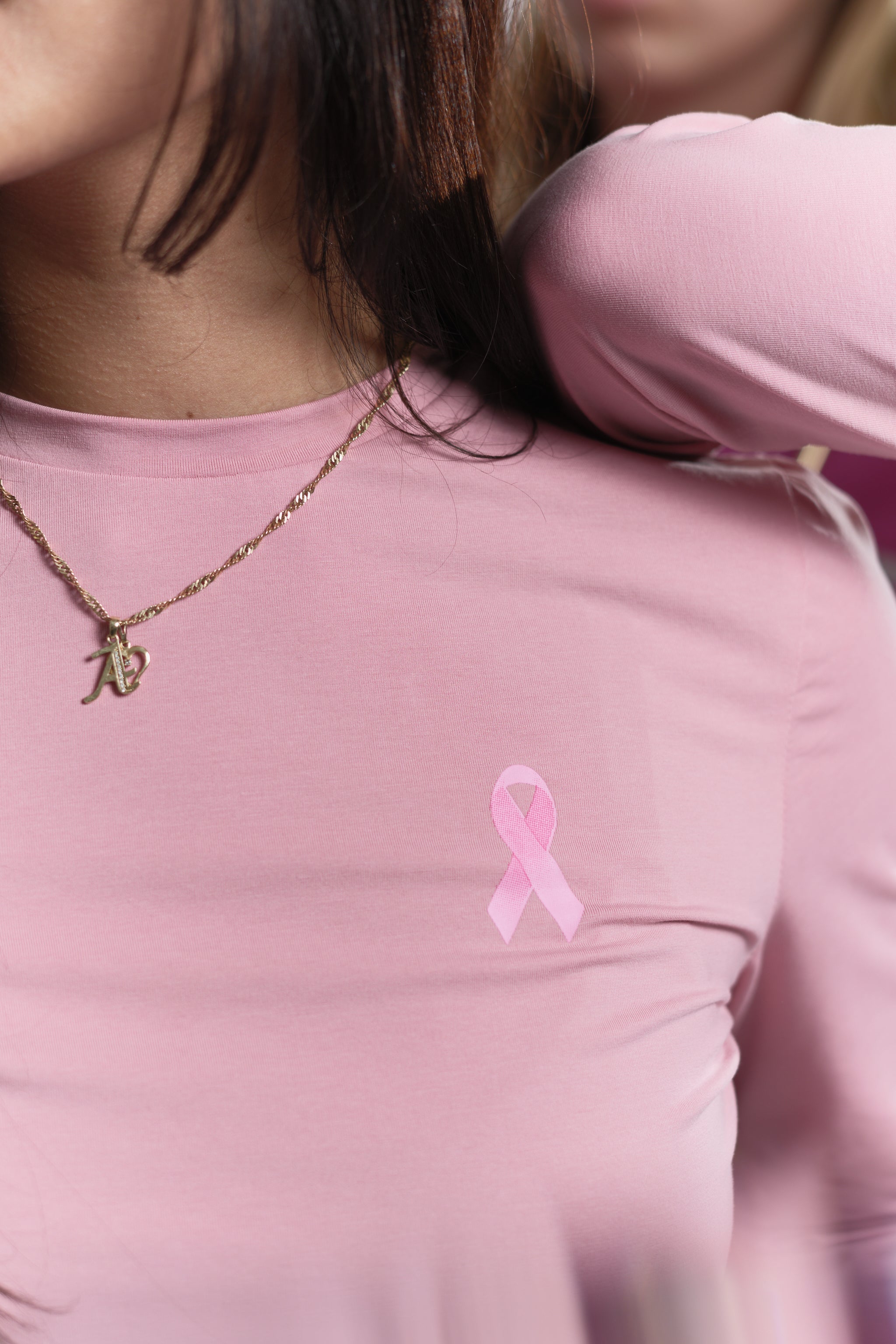 Amelia Longsleeve Underscrub - Rosewood - Breast Cancer Underscrub