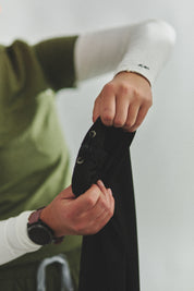 Lulu Straight Leg Scrub Pants - Black
