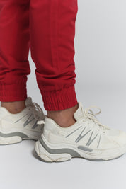 Anastasia Jogger Scrub Pants - Ruby Red