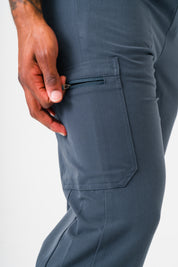 Kian Scrub Pants - Pewter