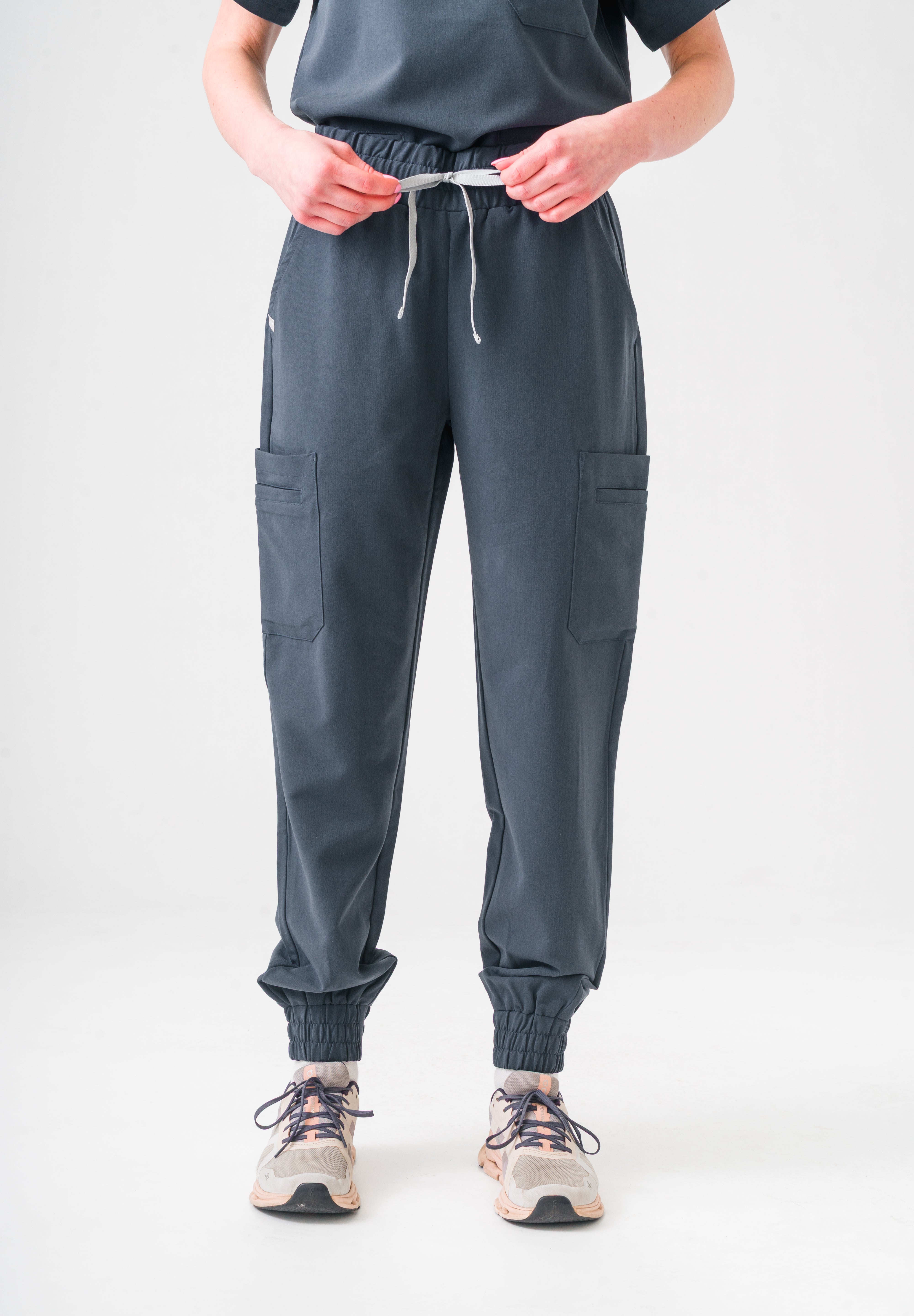 Anastasia Jogger Scrub Pants -  Pewter