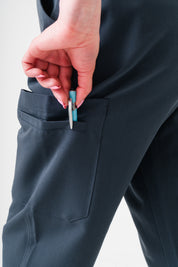 Anastasia Jogger Scrub Pants -  Pewter