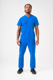 Liam Scrub Top - Royal Blue