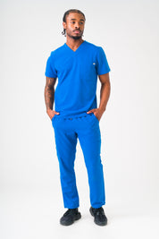 Liam Scrub Top - Royal Blue